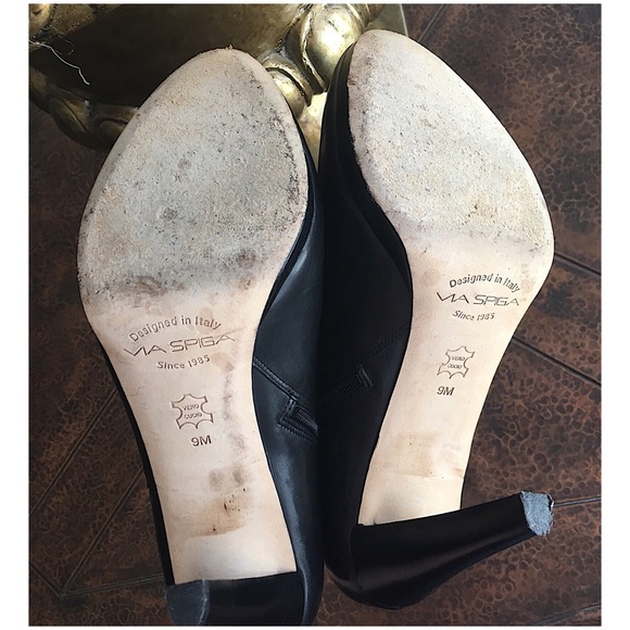 VIA SPIGA LEATHER ANKLE BOOTS - Picture 7 of 7